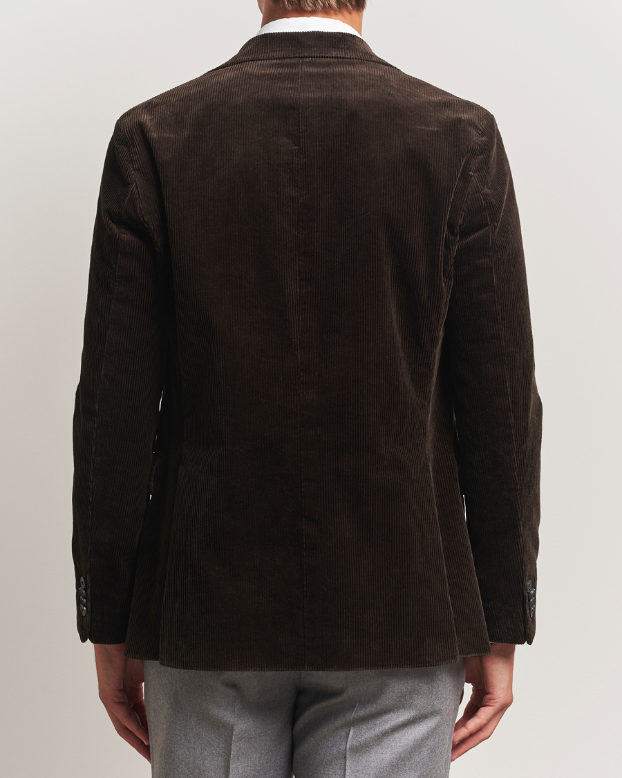 Men | Blazers | Oscar Jacobson | Fogerty Patch Pocket Cord Blazer Brown