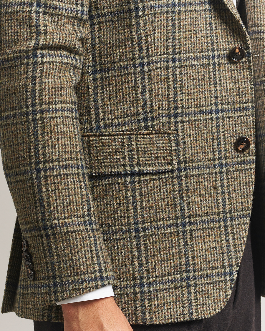 Men | Blazers | Oscar Jacobson | Fogerty Moon Tweed Blazer Green