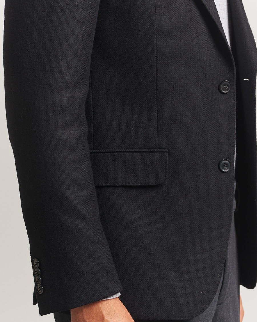 Men | Blazers | Oscar Jacobson | Fogerty Wool Blazer Black
