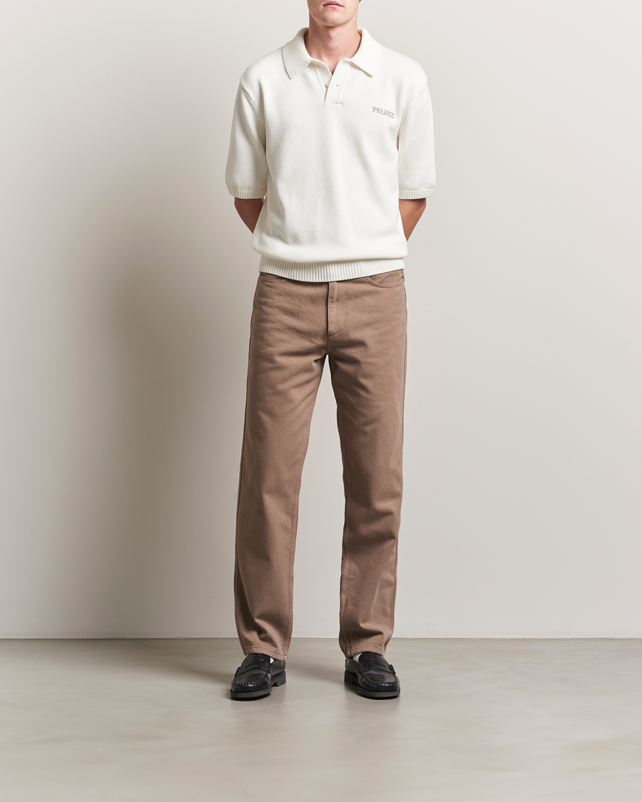 Men | Trousers | Palmes | Coarse 5-Pocket Trousers Fossil