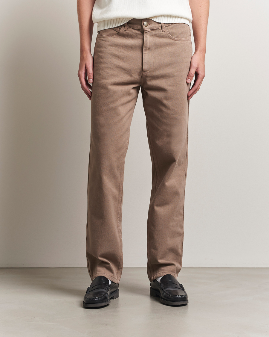 Men | Trousers | Palmes | Coarse 5-Pocket Trousers Fossil