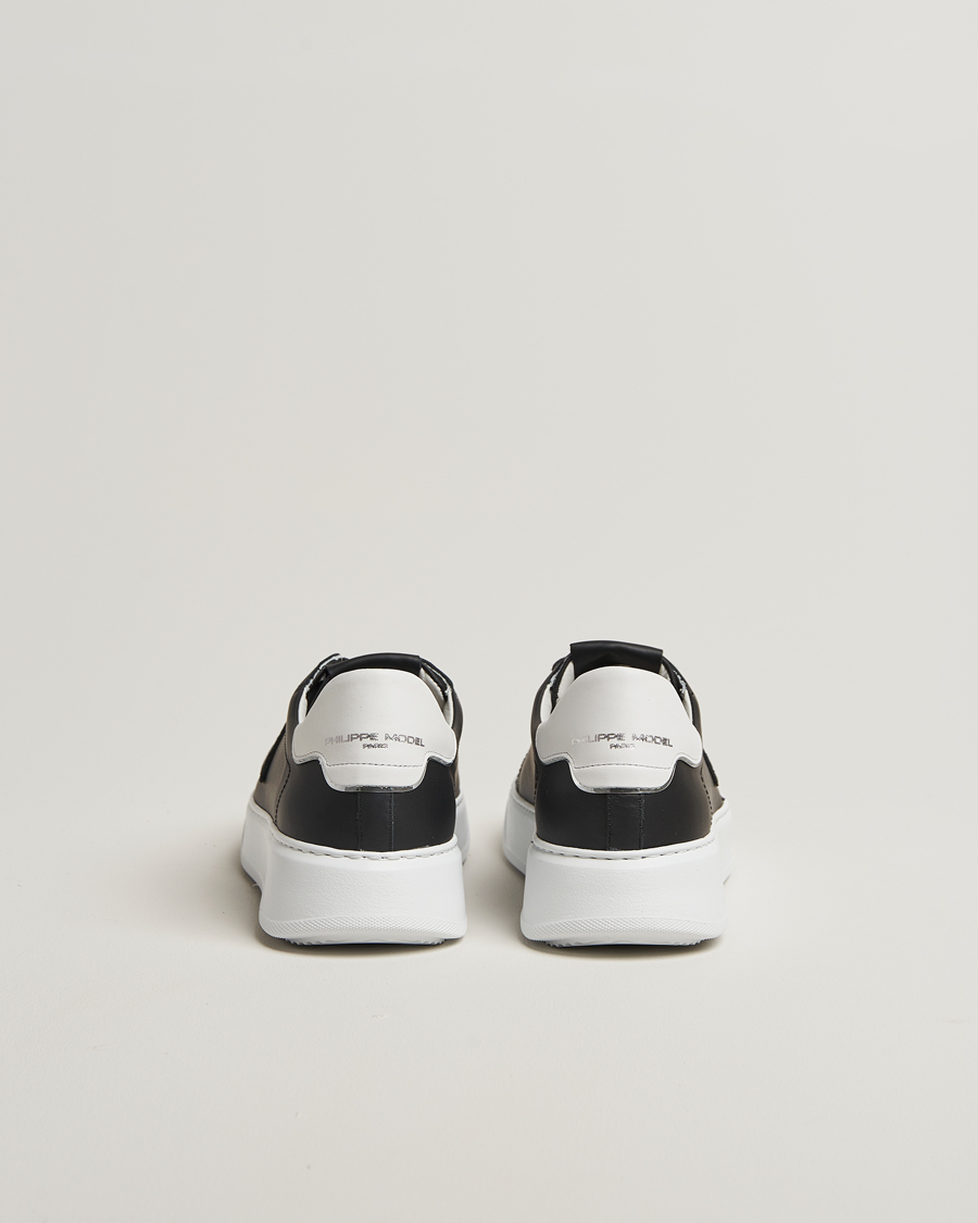 Men | Sneakers | Philippe Model | Temple Low Top Leather Sneakers Black
