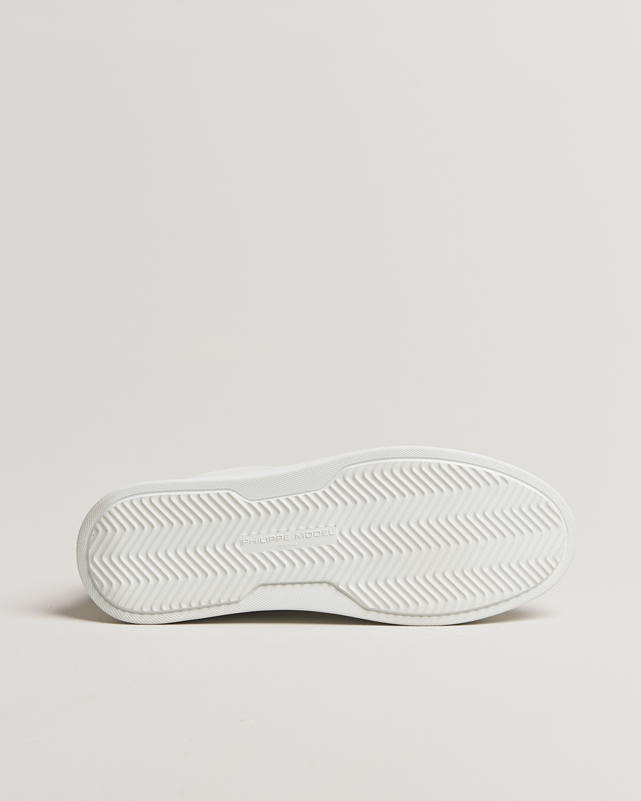 Men | Sneakers | Philippe Model | Temple Low Top Leather Sneakers White/Black
