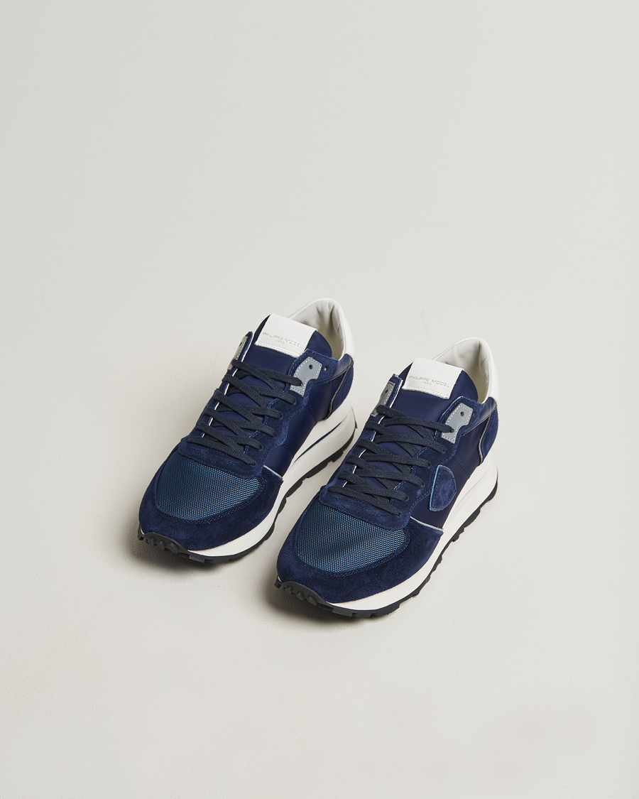 Men | Sneakers | Philippe Model | Tropez Haute Running Sneakers Navy
