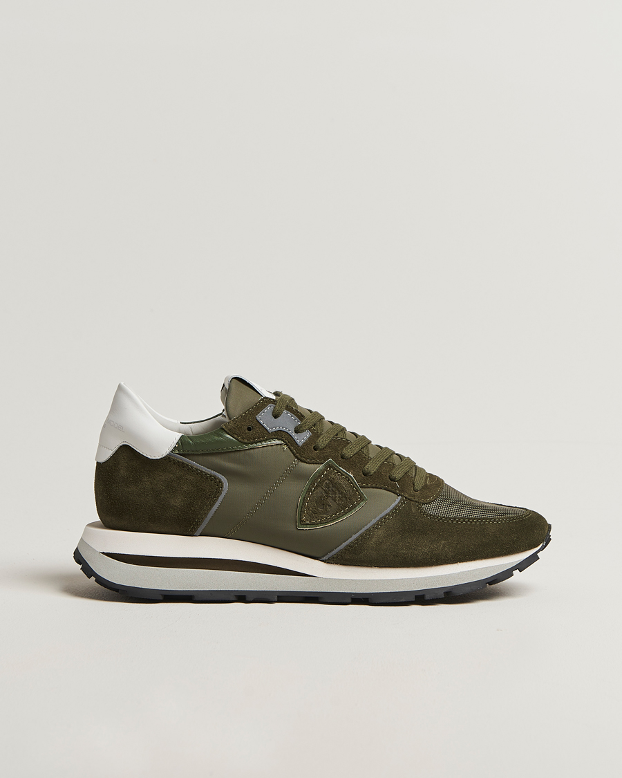 Men | Sneakers | Philippe Model | Tropez Haute Running Sneakers Military