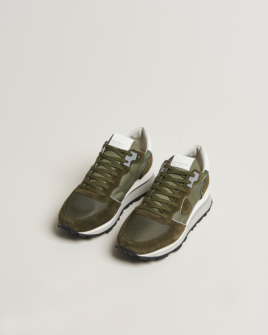 Men | Sneakers | Philippe Model | Tropez Haute Running Sneakers Military