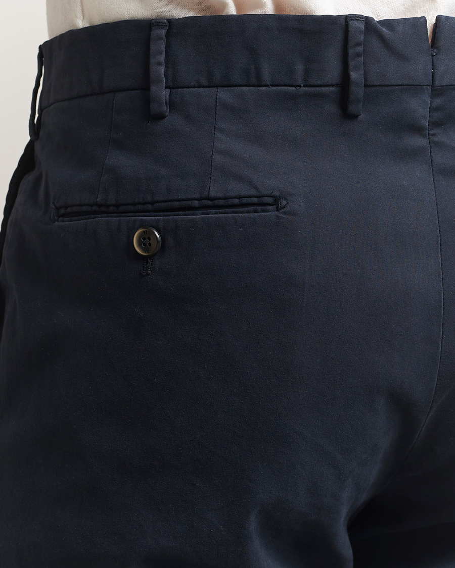 Men | Trousers | PT01 | Slim Fit Cotton/Stretch Trousers Navy