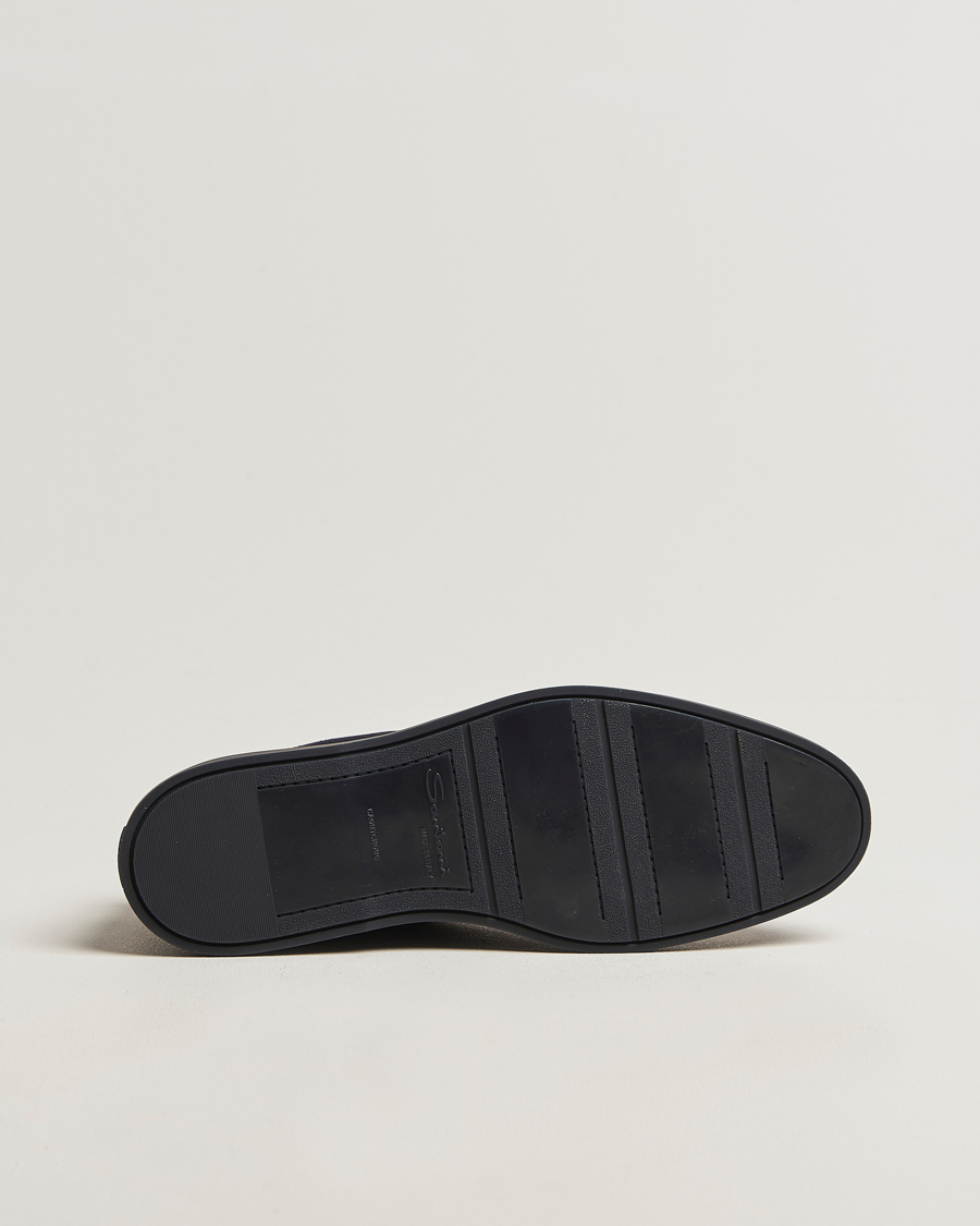 Men | Boots | Santoni | Detroit Chukka Boots Navy Suede