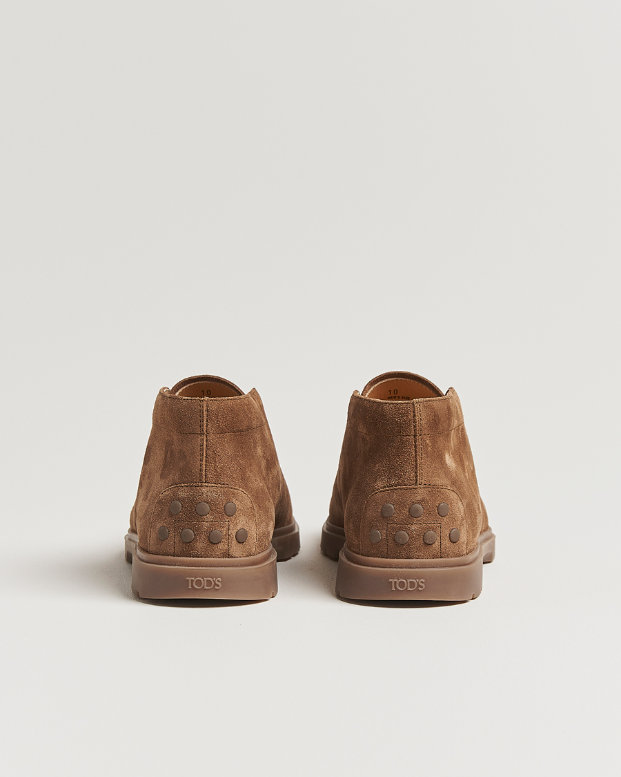 Men | Boots | Tod's | Polacco Moc Desert Boots Brown Suede