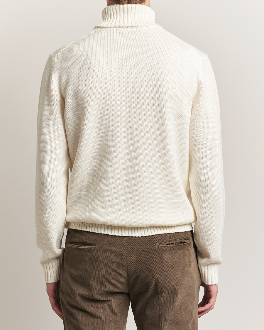 Men | Sweaters & Knitwear | Zanone | Virgin Merino Wool Rollneck Latte