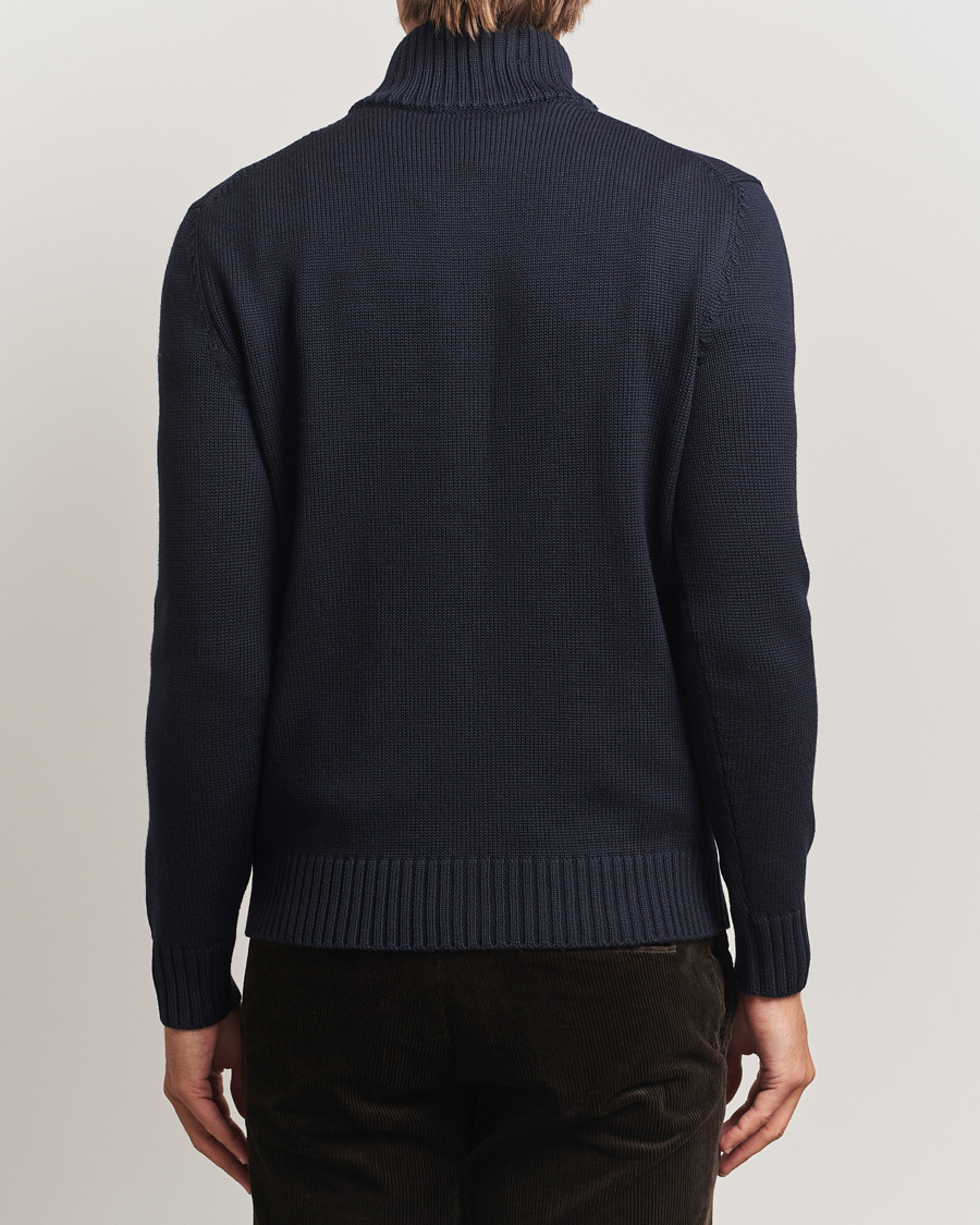 Men | Sweaters & Knitwear | Zanone | Virgin Merino Wool Chioto Navy