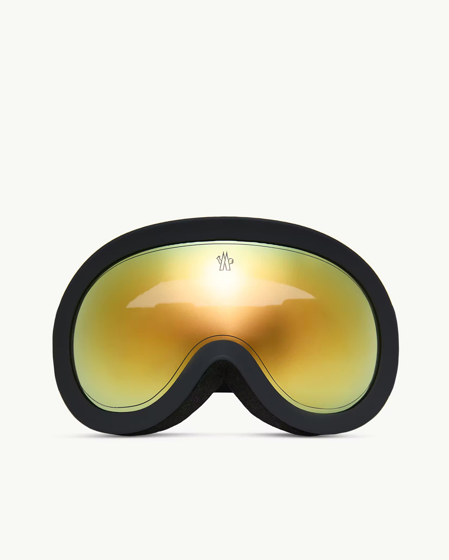 Men | Sunglasses | Moncler Lunettes | 0ME8018 Ski Goggles Black/Gold