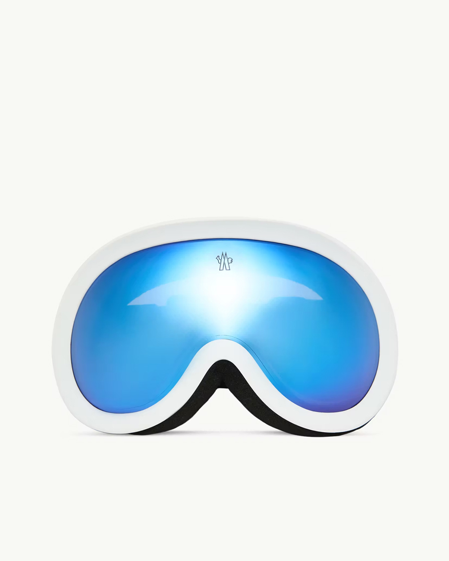 Men | Sunglasses | Moncler Lunettes | 0ME8018 Ski Goggles White/Blue