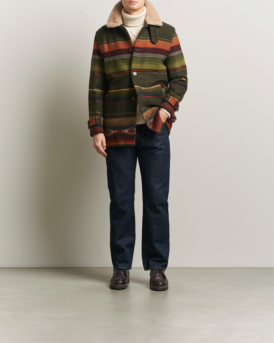 Men | Coats & Jackets | Pendleton | Dayton Coat Tumalo Olive