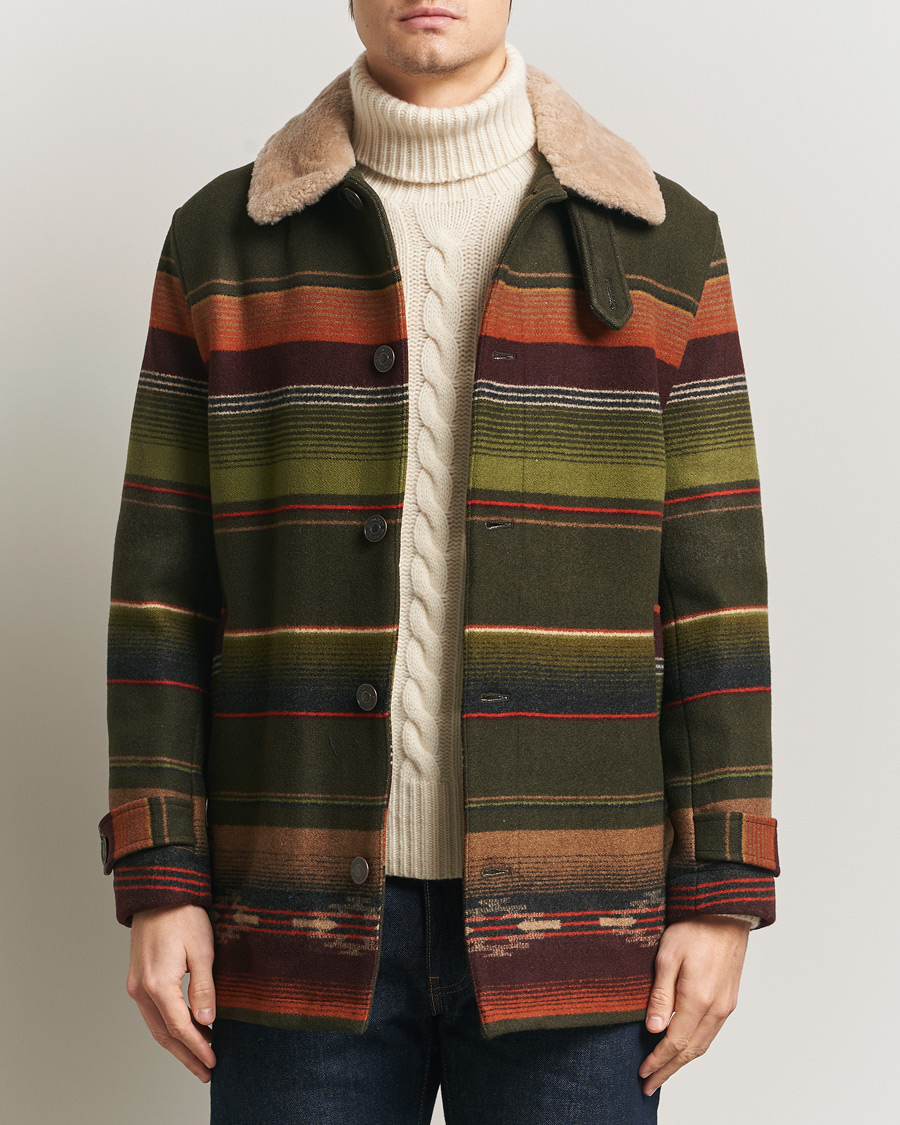 Men | Coats & Jackets | Pendleton | Dayton Coat Tumalo Olive