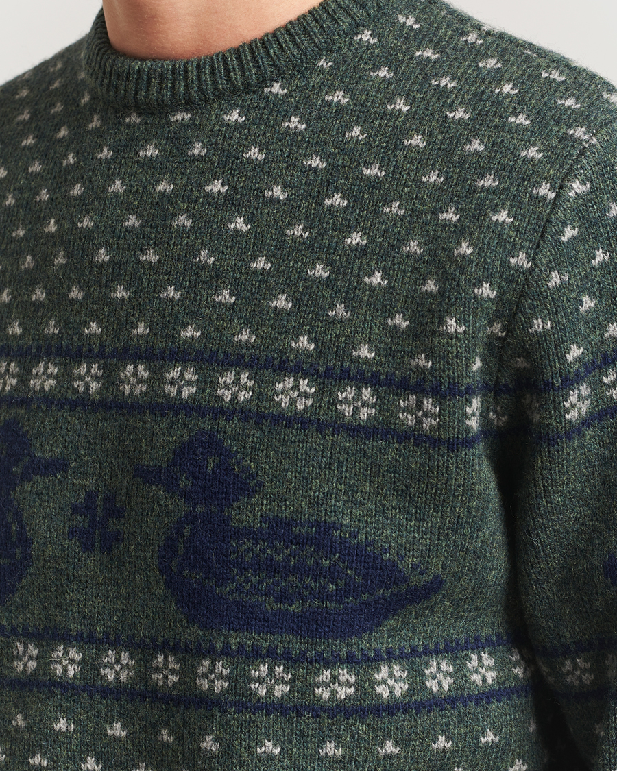 Men | Sweaters & Knitwear | Pendleton | Wool Duck Sweater Green