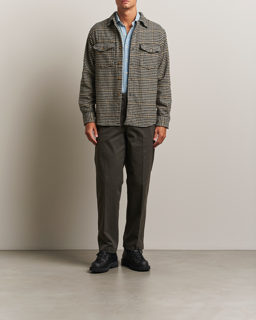 Men | Shirts | Pendleton | Big Pocket Shirt White Check