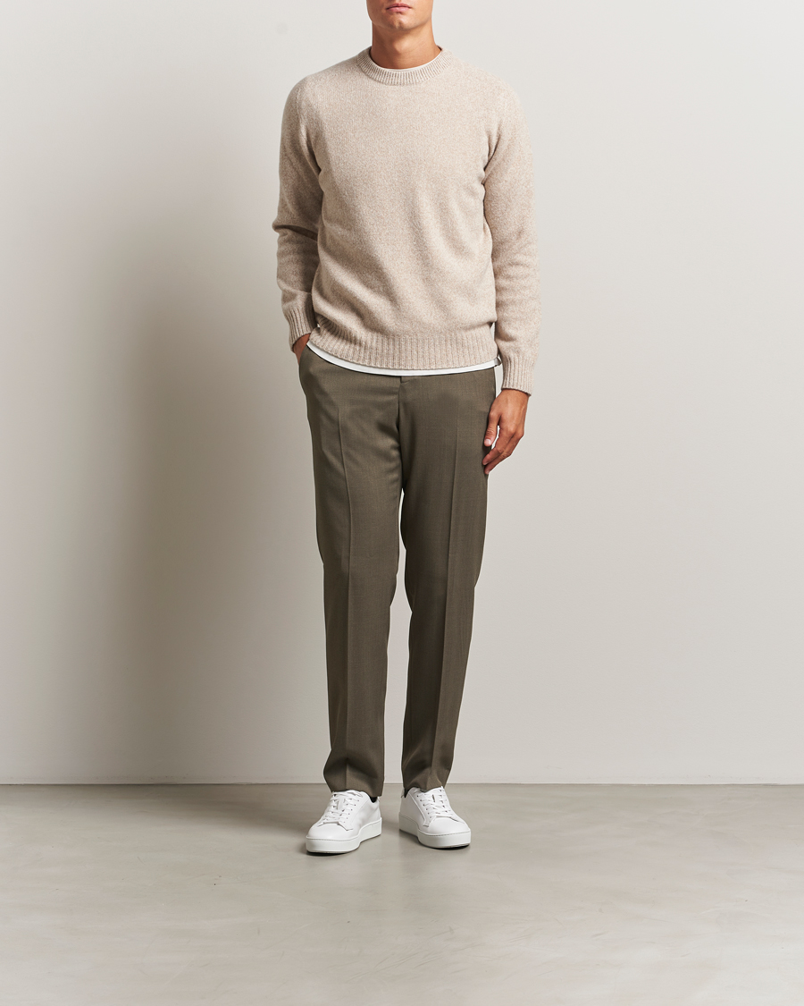 Men | Trousers | Filippa K | Troy Tailored Drawstring Trousers Driftwood