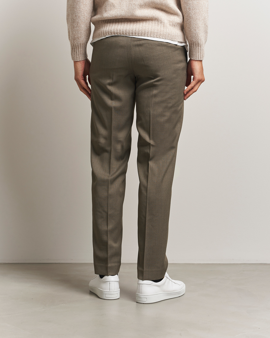 Men | Trousers | Filippa K | Troy Tailored Drawstring Trousers Driftwood