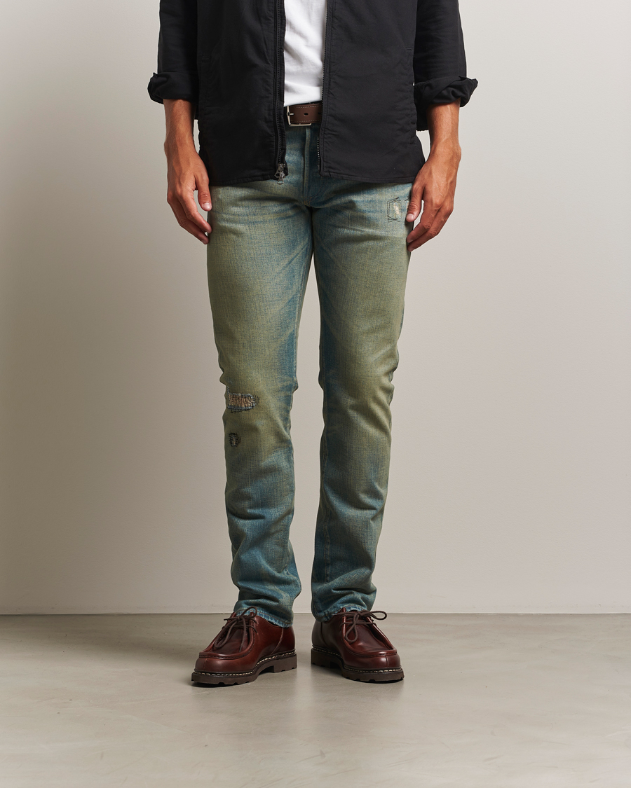 Men | Jeans | RRL | Slim Fit 5-Pocket Denim Ridgway Wash