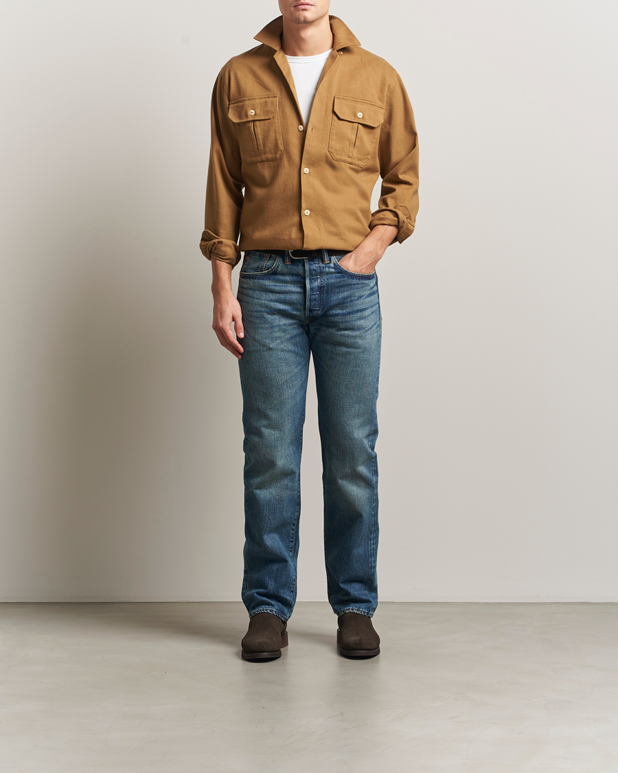 RRL Straight Leg 5-Pocket Denim Hillsview Wash at CareOfCarl.com