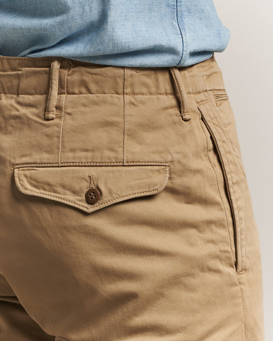 Men | Trousers | RRL | Officers Flat Pants Military Khaki