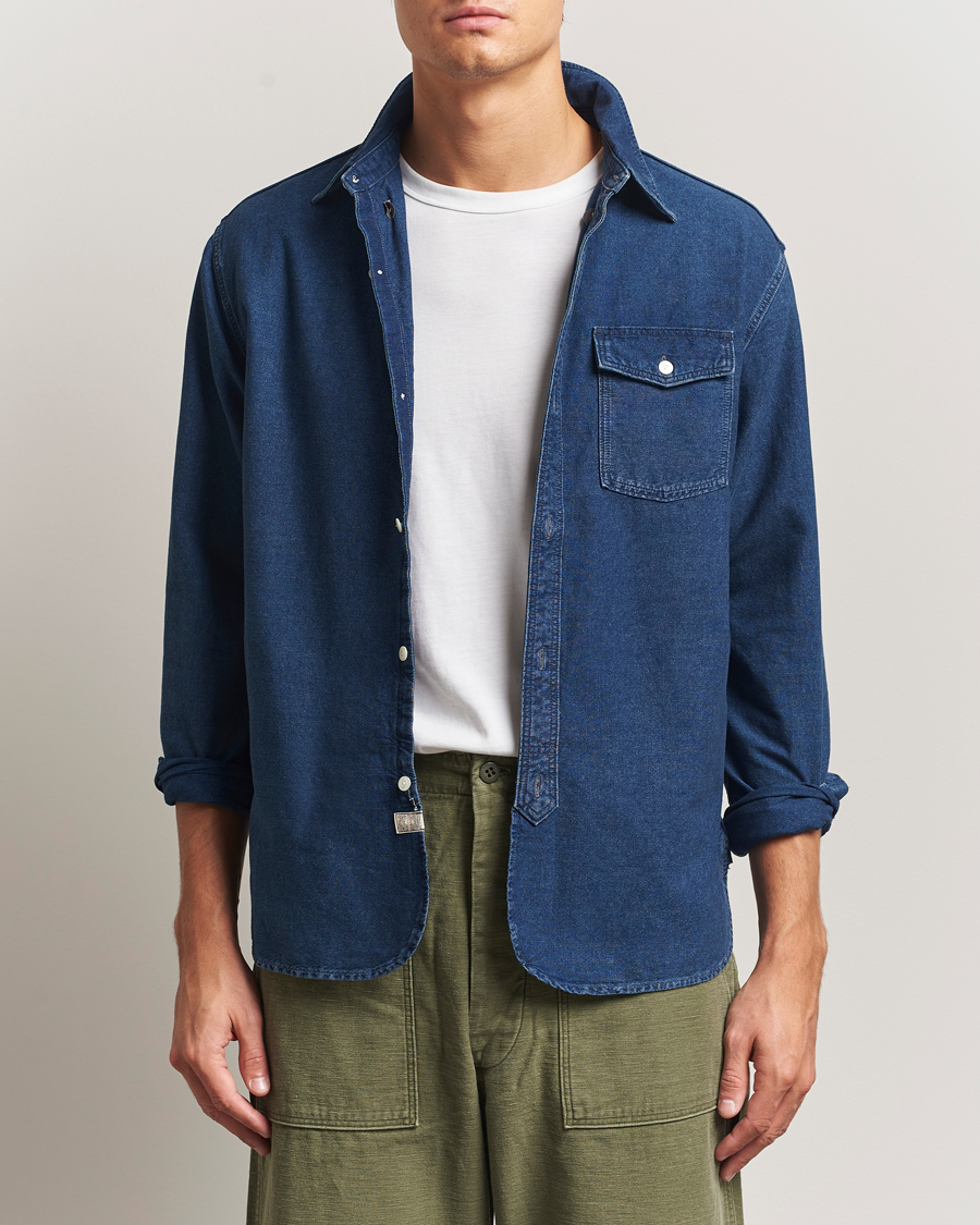Men | Shirts | RRL | Oxford Denim Shirt Indigo