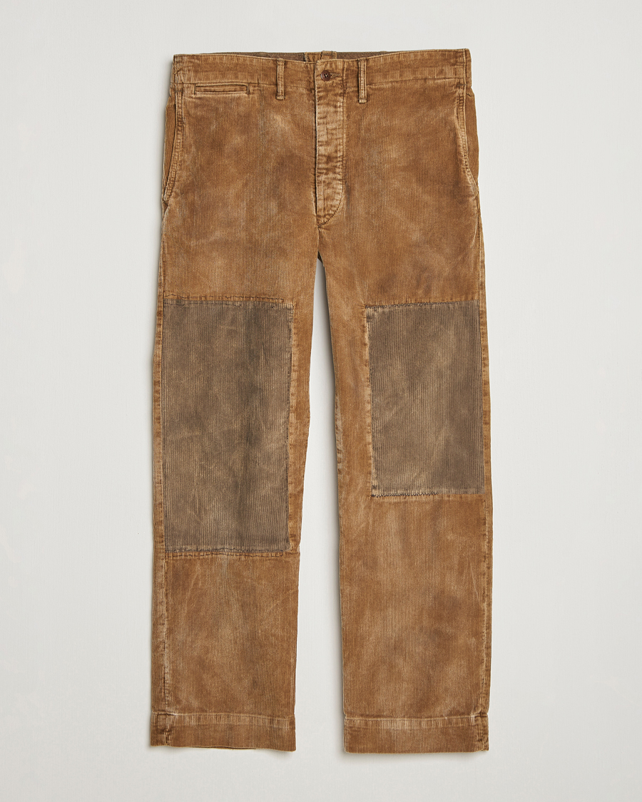 Men | Trousers | RRL | Repaired Field Chino Faded Tan