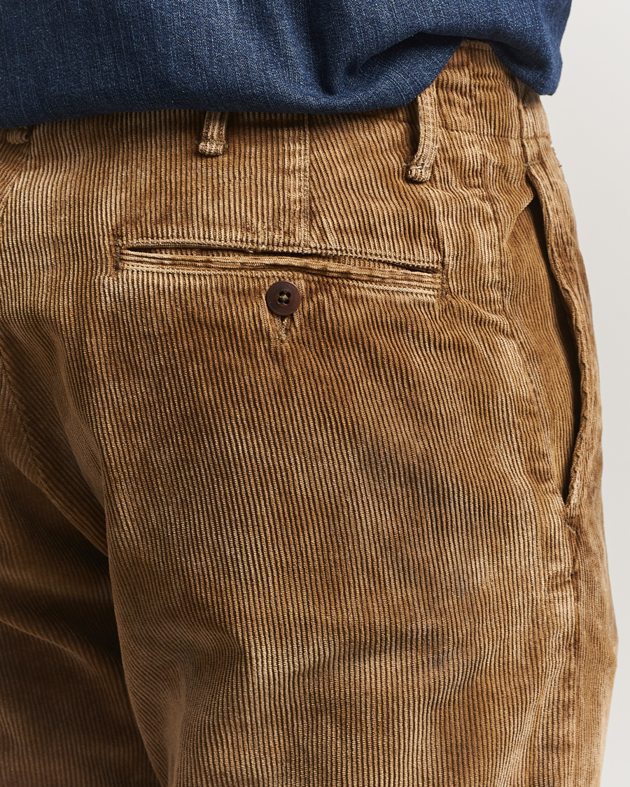 Men | Trousers | RRL | Repaired Field Chino Faded Tan