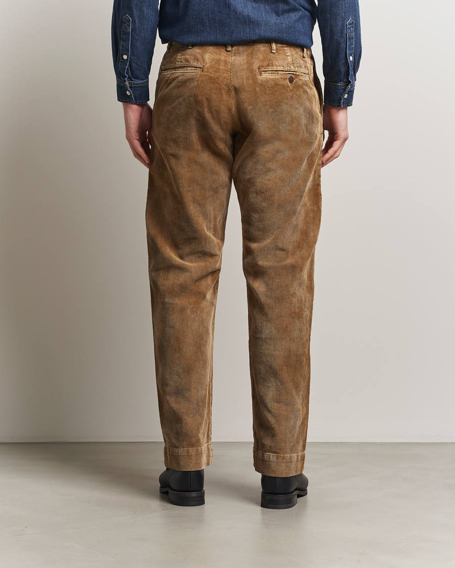 Men | Trousers | RRL | Repaired Field Chino Faded Tan