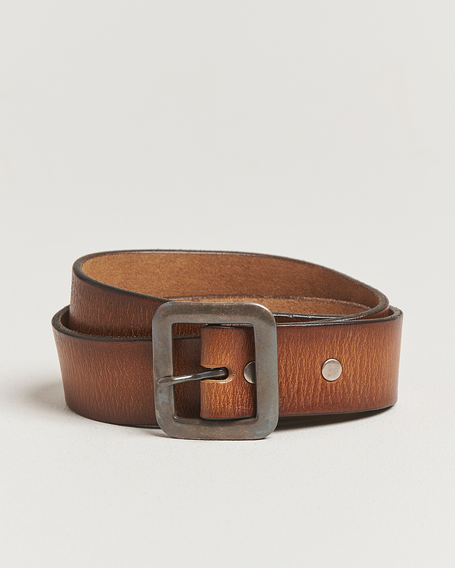 Men | Belts | RRL | Burling Belt Mid Brown