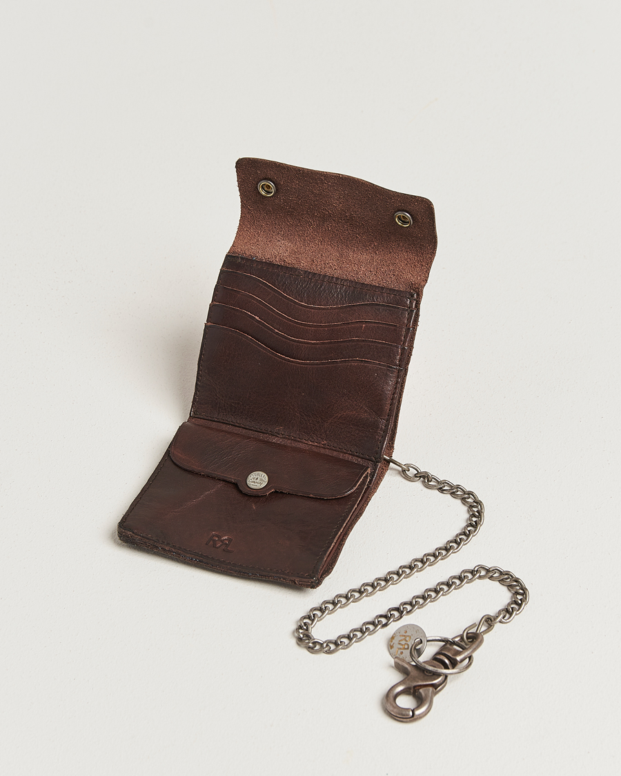 Men | Wallets | RRL | Concha Ryder Wallet Dark Brown