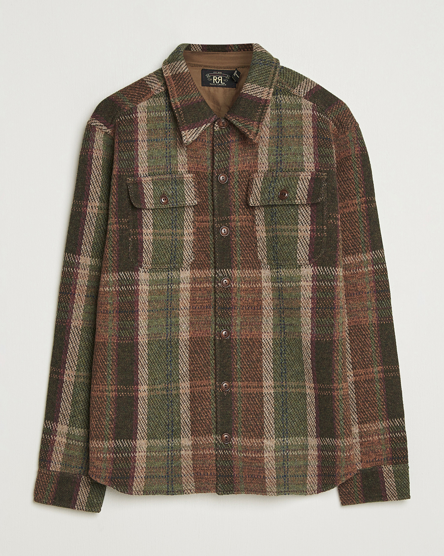 Men | Coats & Jackets | RRL | Matlock Cashmere Shirt Jacket Olive