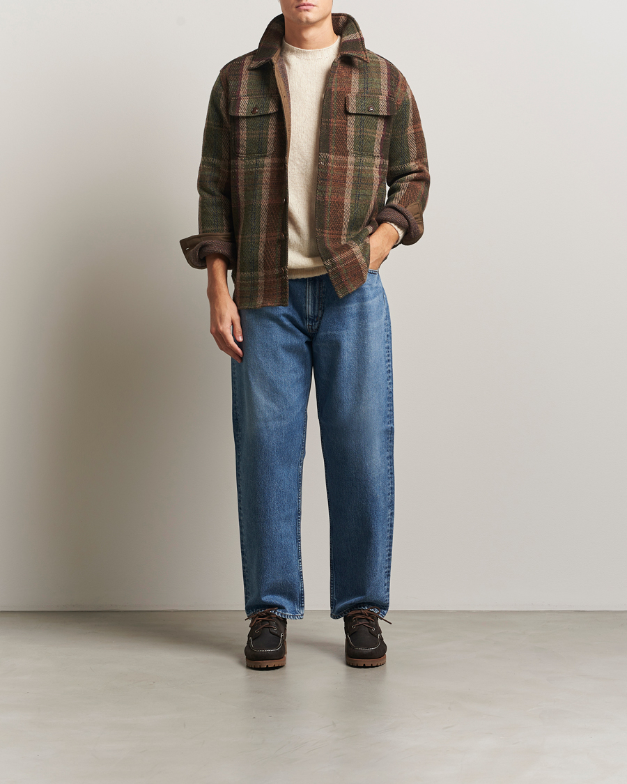 Men | Coats & Jackets | RRL | Matlock Cashmere Shirt Jacket Olive