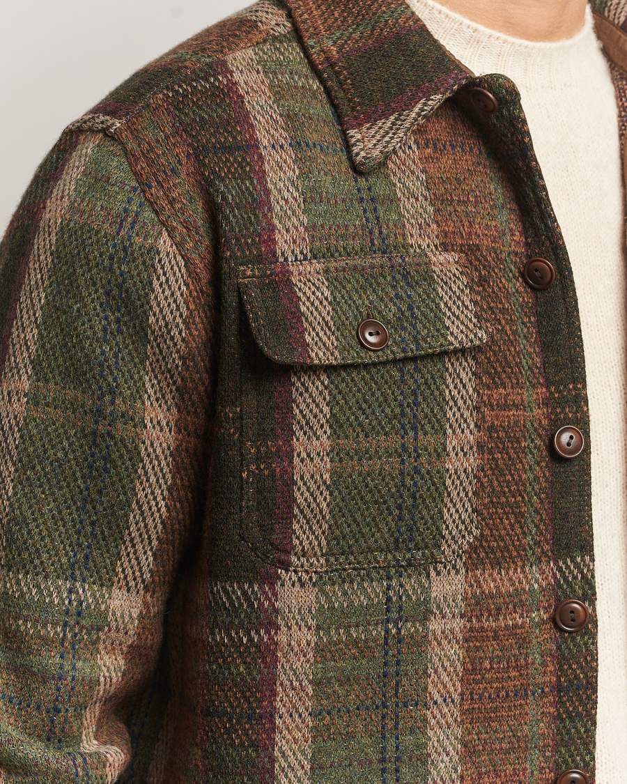 Men | Coats & Jackets | RRL | Matlock Cashmere Shirt Jacket Olive
