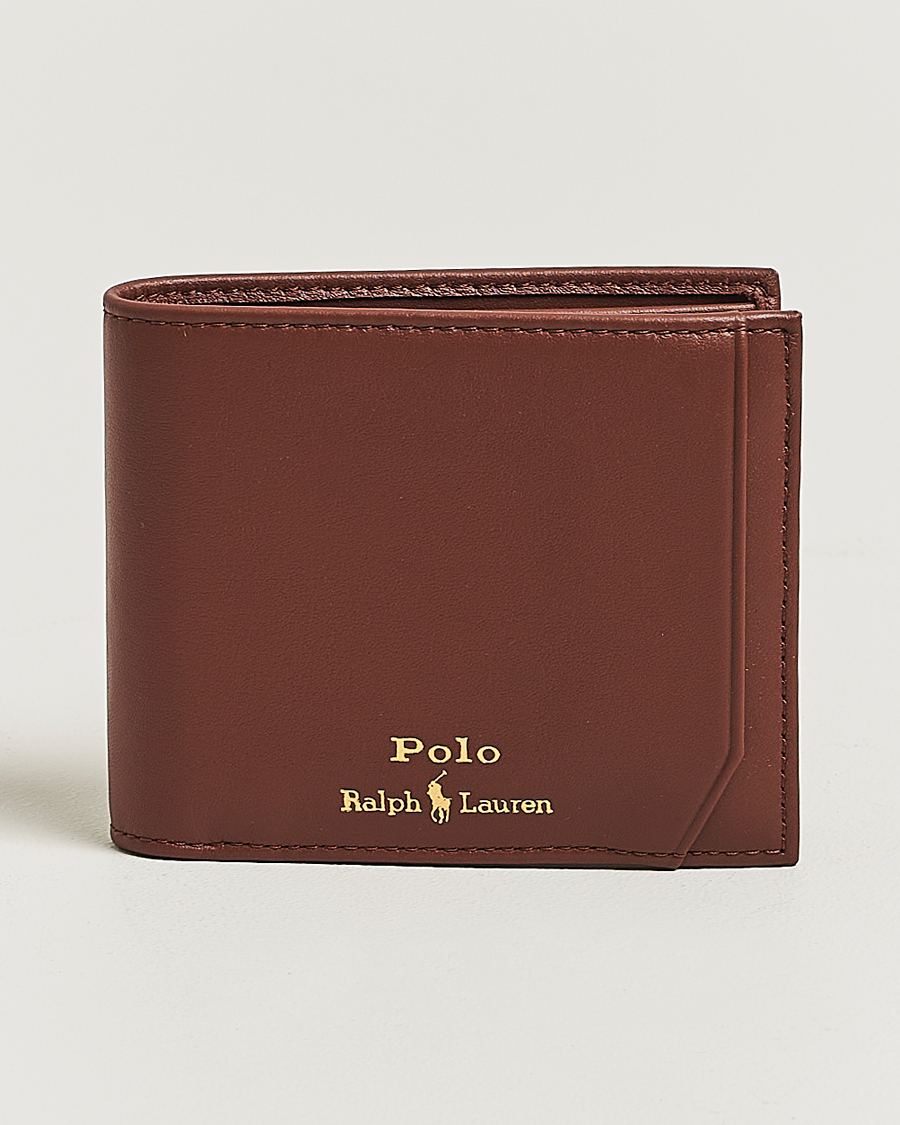 Men | Wallets | Polo Ralph Lauren | Leather Wallet Saddle