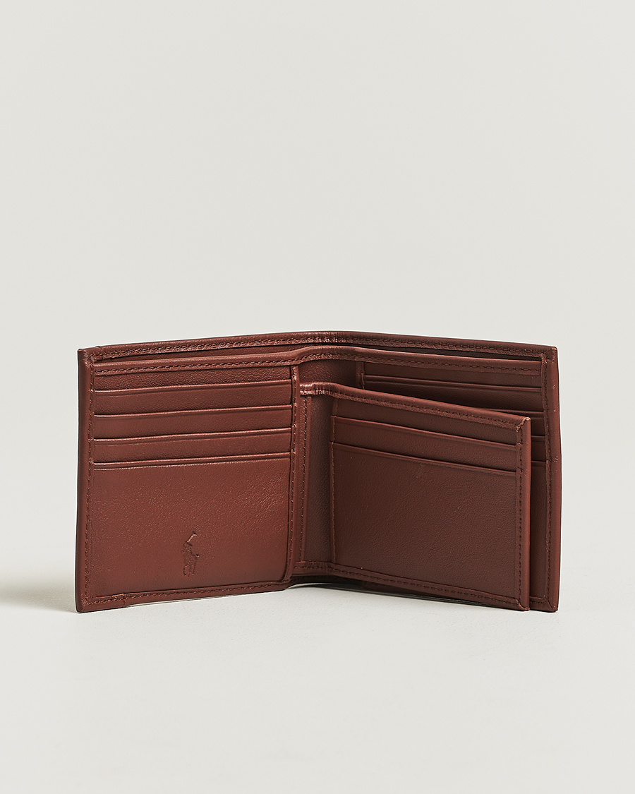 Men | Wallets | Polo Ralph Lauren | Leather Wallet Saddle