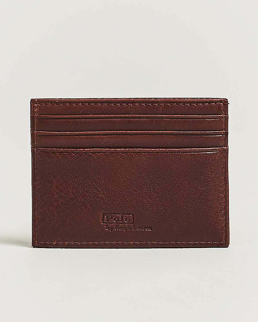 Men | Wallets | Polo Ralph Lauren | Washed Heritage Card Case British Tan