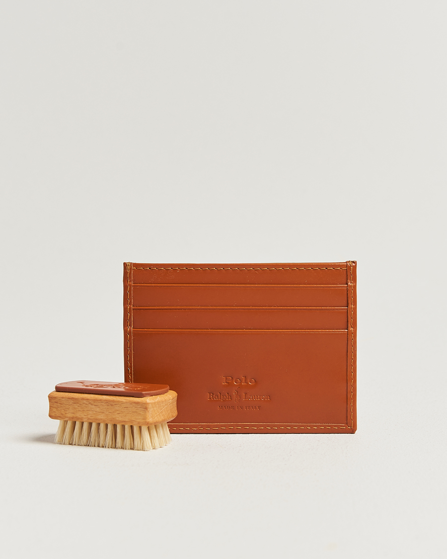 Men | Wallets | Polo Ralph Lauren | Bridle Leather Card Case Tan
