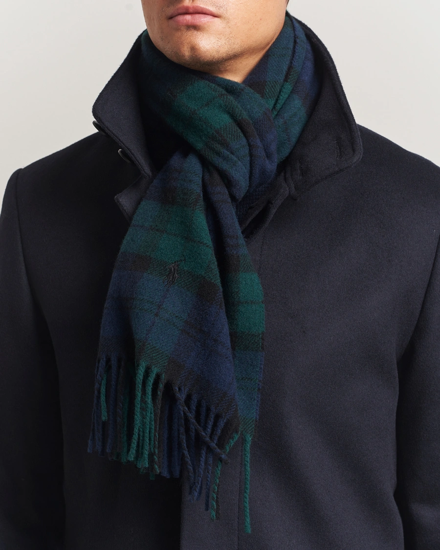 Men | Scarves | Polo Ralph Lauren | Classic Wool Scarf Blackwatch