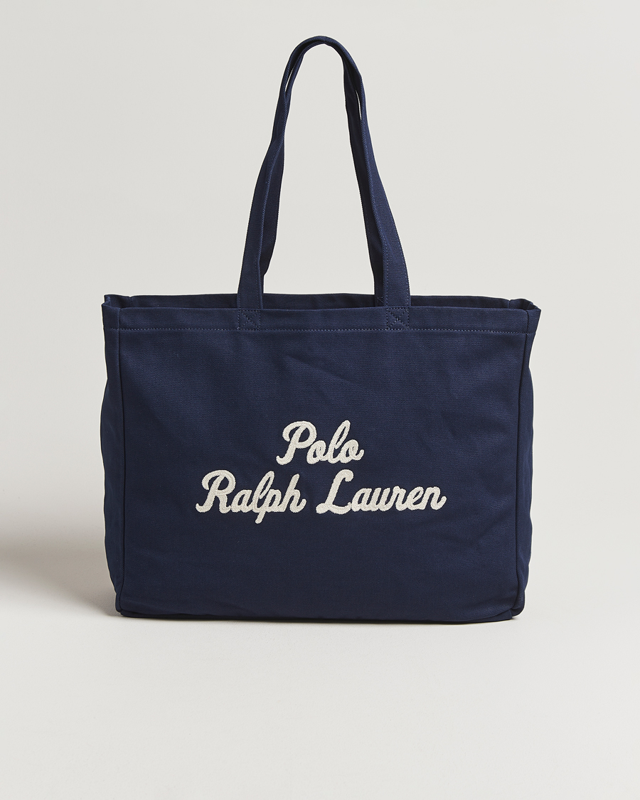 Men | Bags | Polo Ralph Lauren | Canvas Logo Tote Bag Newport Navy