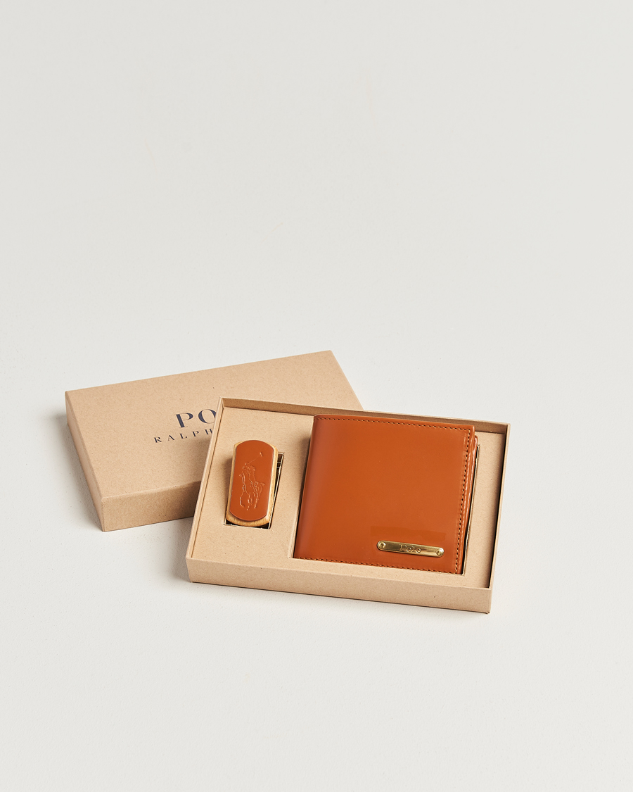 Men | Wallets | Polo Ralph Lauren | Bridle Leather Wallet Tan