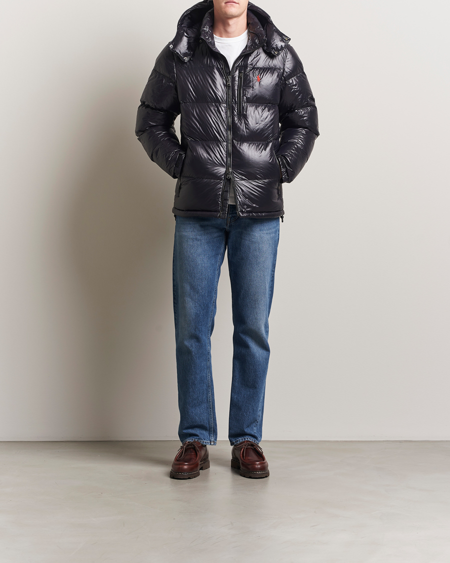 Men | Coats & Jackets | Polo Ralph Lauren | Gorham Glossy Down Jacket Polo Black