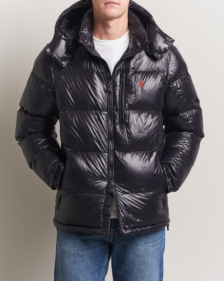 Men | Coats & Jackets | Polo Ralph Lauren | Gorham Glossy Down Jacket Polo Black