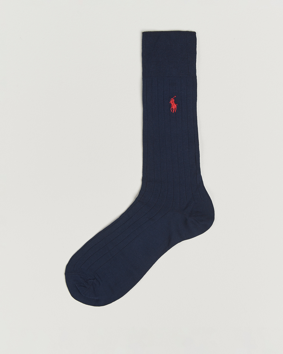 Men | Underwear & Socks | Polo Ralph Lauren | 12-Pack Egyptian Rib Cotton Crew Socks Multicolor