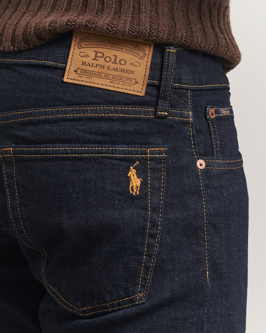 Men | Jeans | Polo Ralph Lauren | Parkside Rinse Stretch Straight Jeans Dark Blue