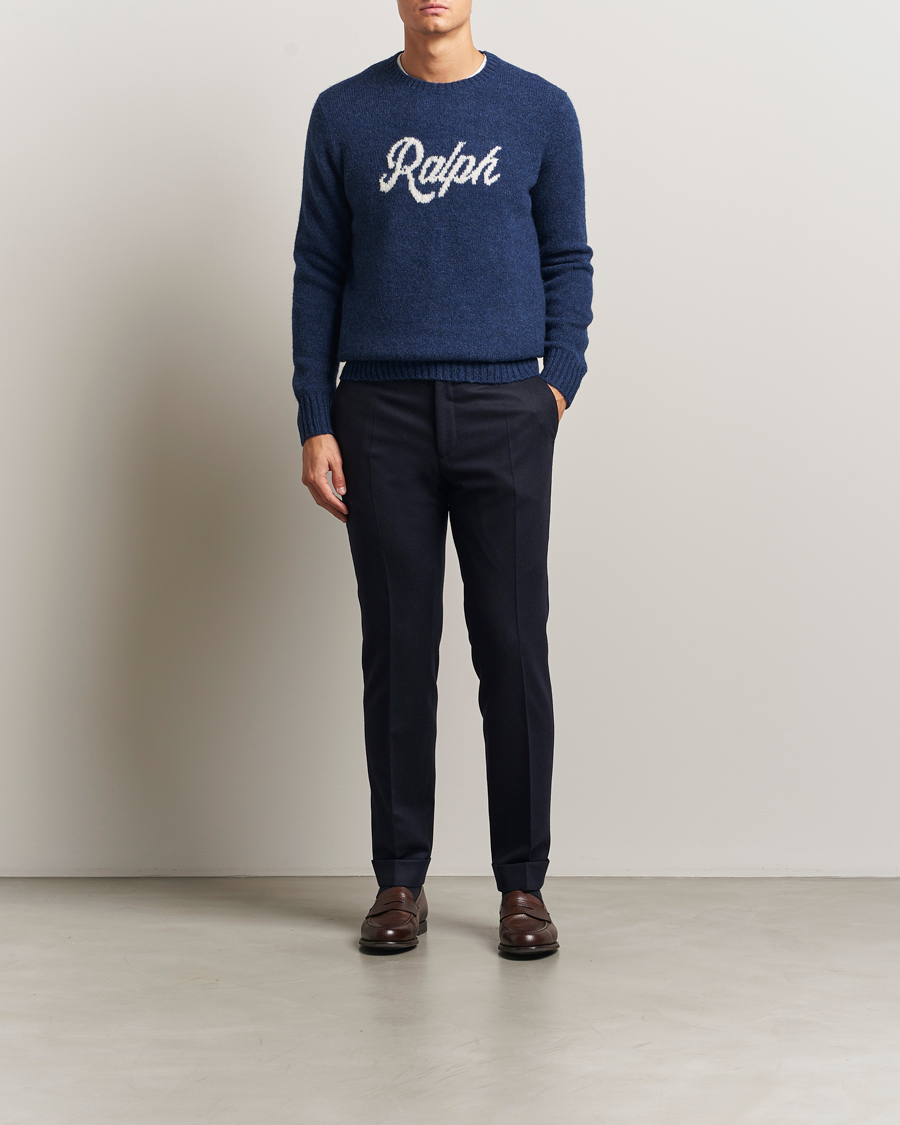 Men | Sweaters & Knitwear | Polo Ralph Lauren | Ralph Alpaca Sweater Navy Combo