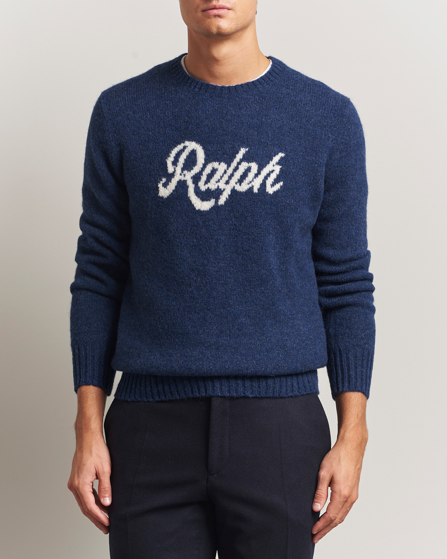 Men | Sweaters & Knitwear | Polo Ralph Lauren | Ralph Alpaca Sweater Navy Combo