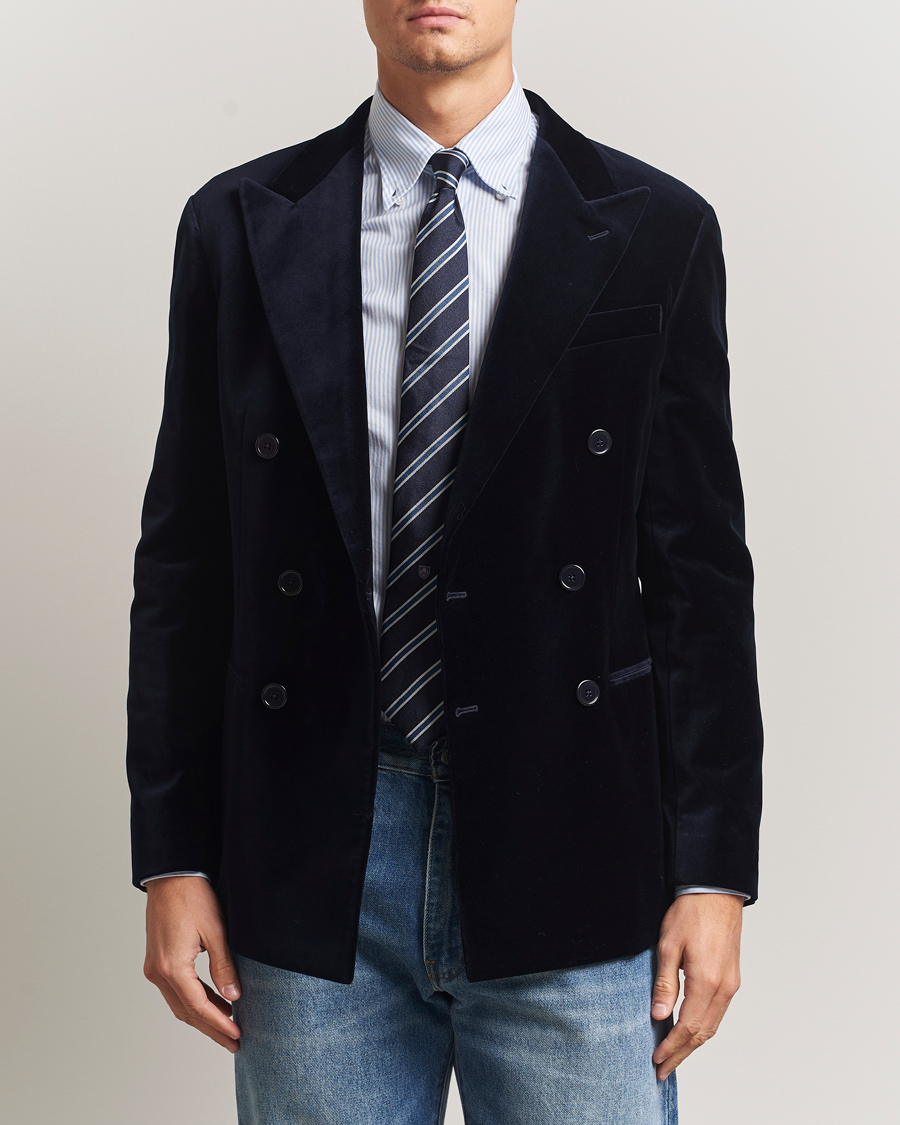 Men | Blazers | Polo Ralph Lauren | Double Breasted Tuxedo Jacket Velvet