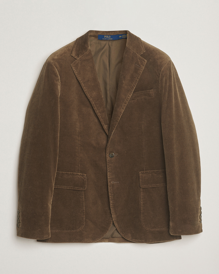 Men | Blazers | Polo Ralph Lauren | Single Breasted Corduroy Sportcoat Montana Brown